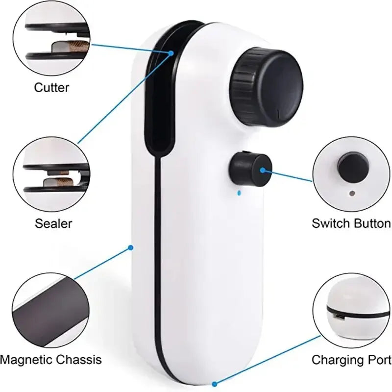 Rechargeable 2 In 1 Bag Mini Heat Sealer